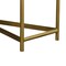 Armen Living Dua Gray Concrete Console Table with Antique Brass LCDUCNCC - alternate 5